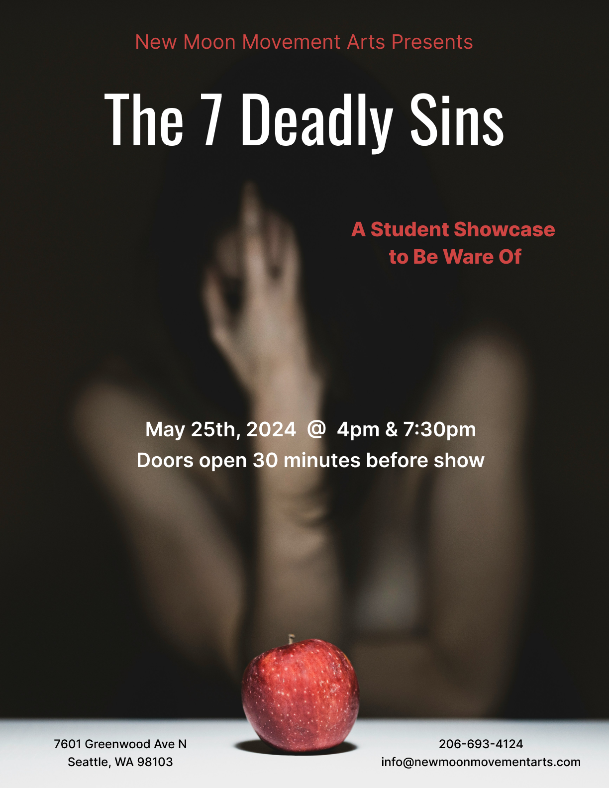 2024 Spring Show: The 7 Deadly Sins (evening)